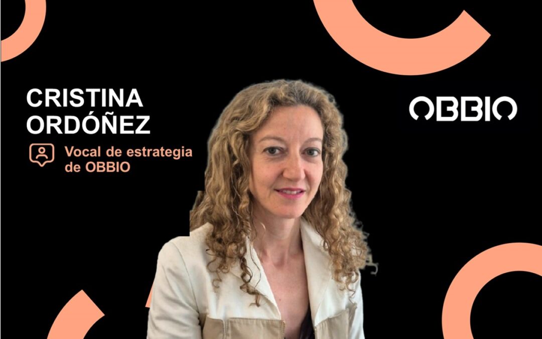 Te presentamos a Cristina Ordóñez, nueva Vocal de Estrategia de OBBIO.