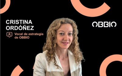 Te presentamos a Cristina Ordóñez, nueva Vocal de Estrategia de OBBIO.