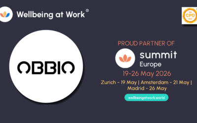 OBBIO, partner oficial del Wellbeing at Work Summit Europe 2026 en Madrid